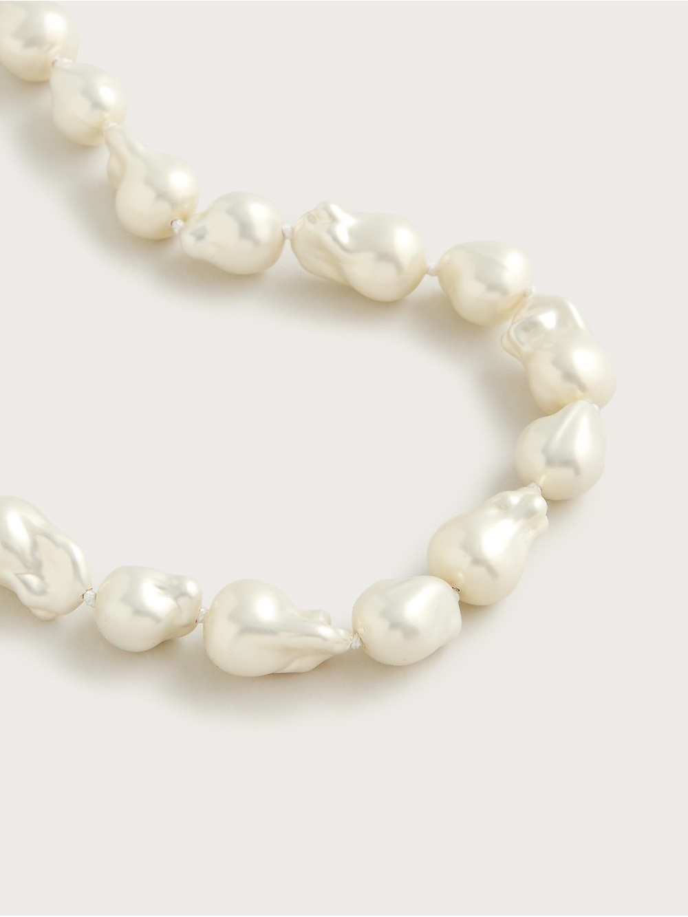 J. Crew Baroque Pearl Necklace Choker - Picture 3 of 4